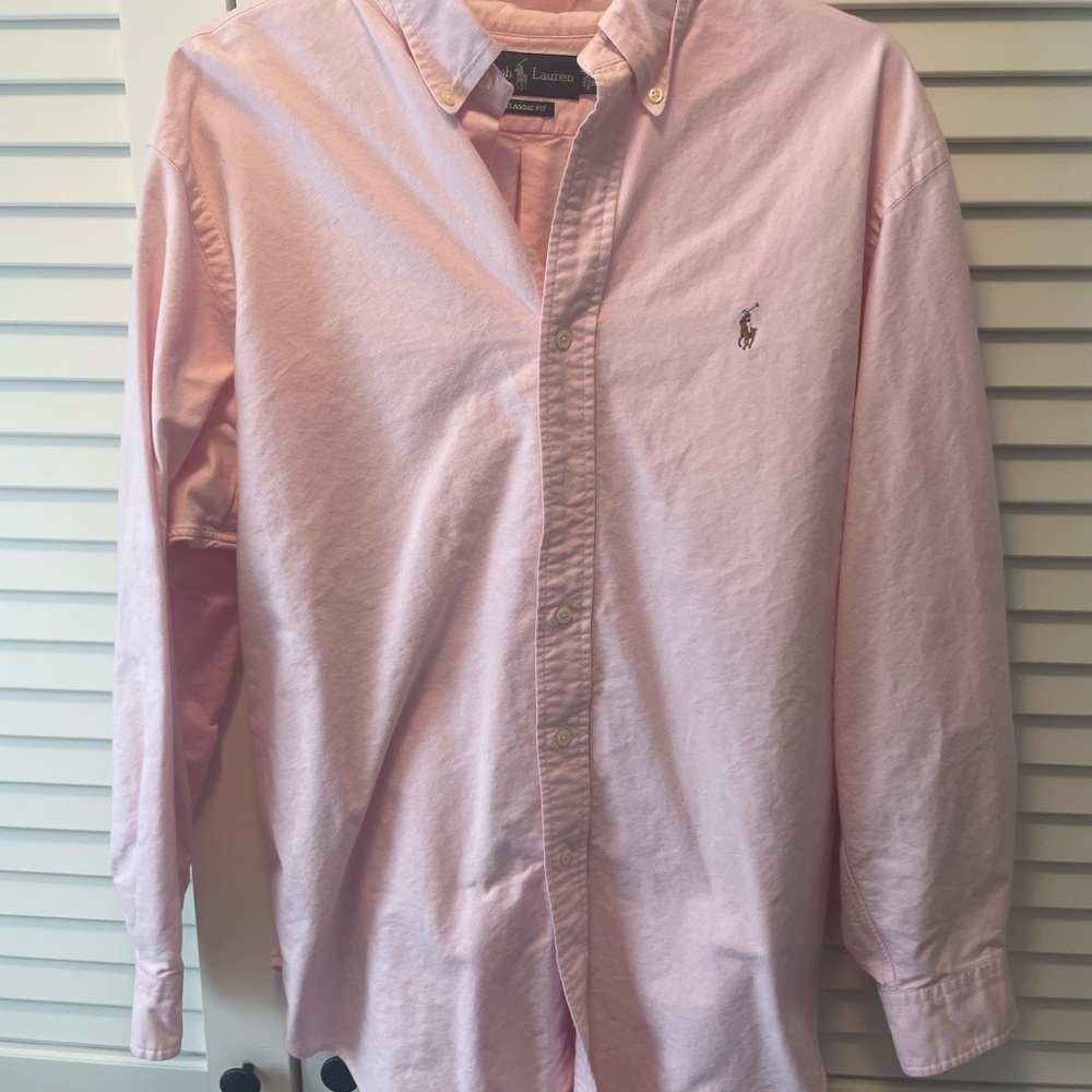 Ralph Lauren Pink Casual Button Down Shirt